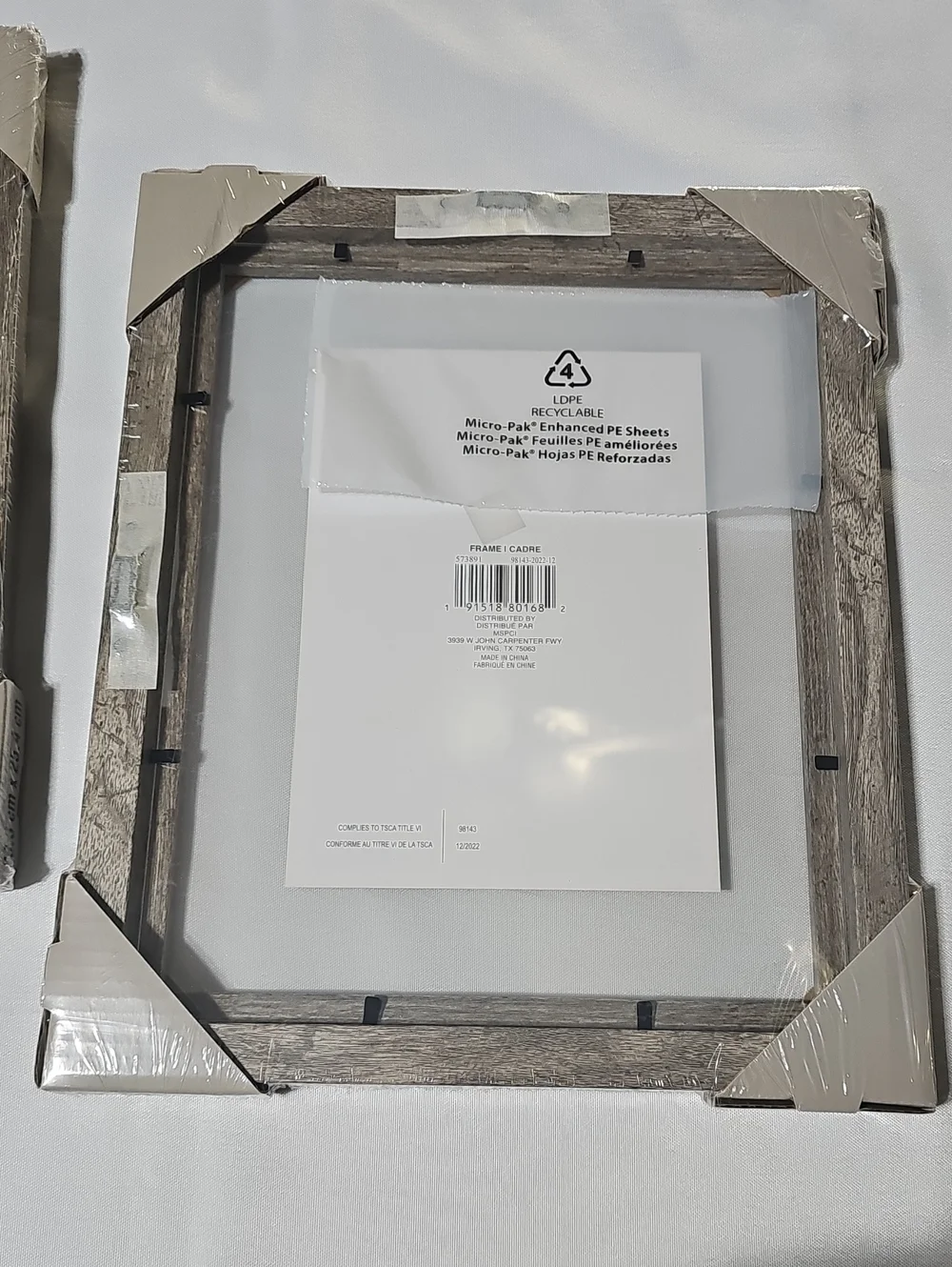 Studio Decor Rustic Gray Wood Photo Frames - Set of 3 5x7 Floating Frames